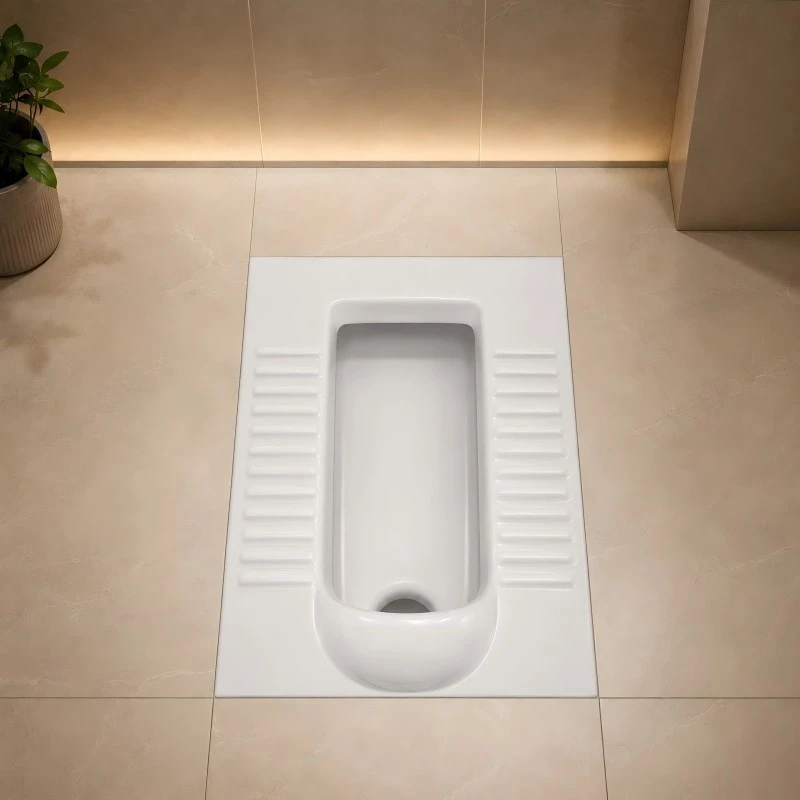 Front Outlet S-type Squatting Pan best