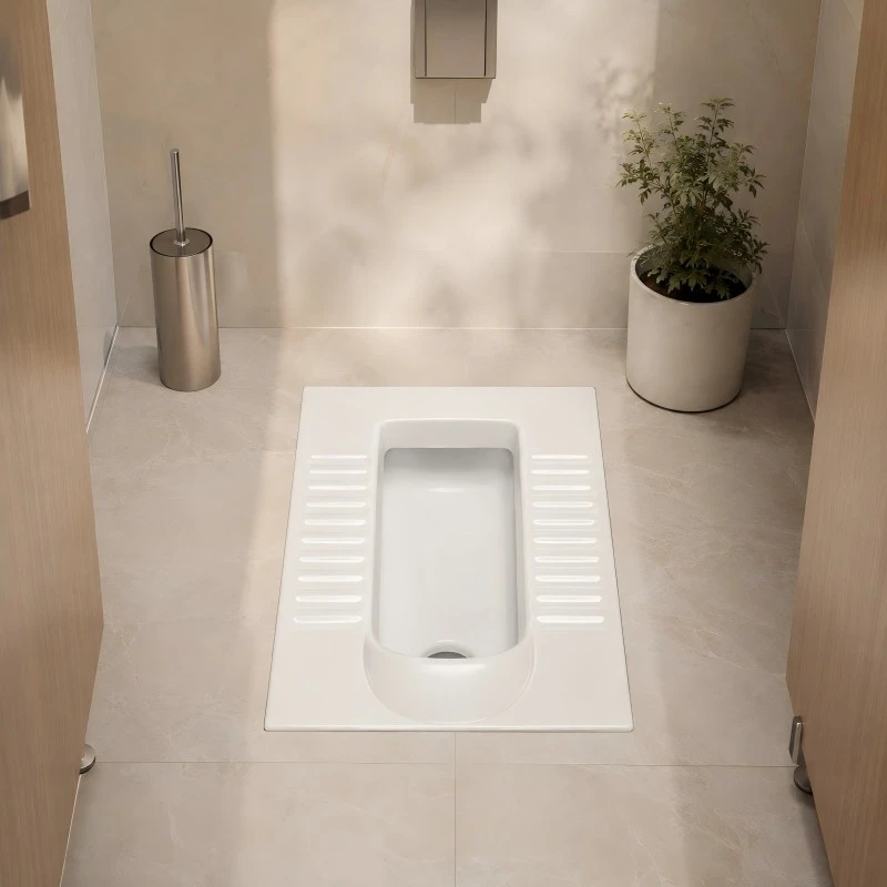 Front Outlet S-type Squatting Pan price