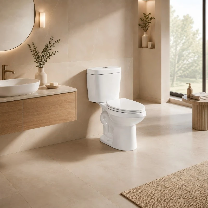 Household SiphonicTwo-piece Toilet high quality
