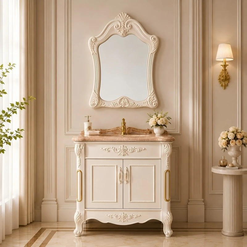 PVC Floor Bathroom Cabinet factory