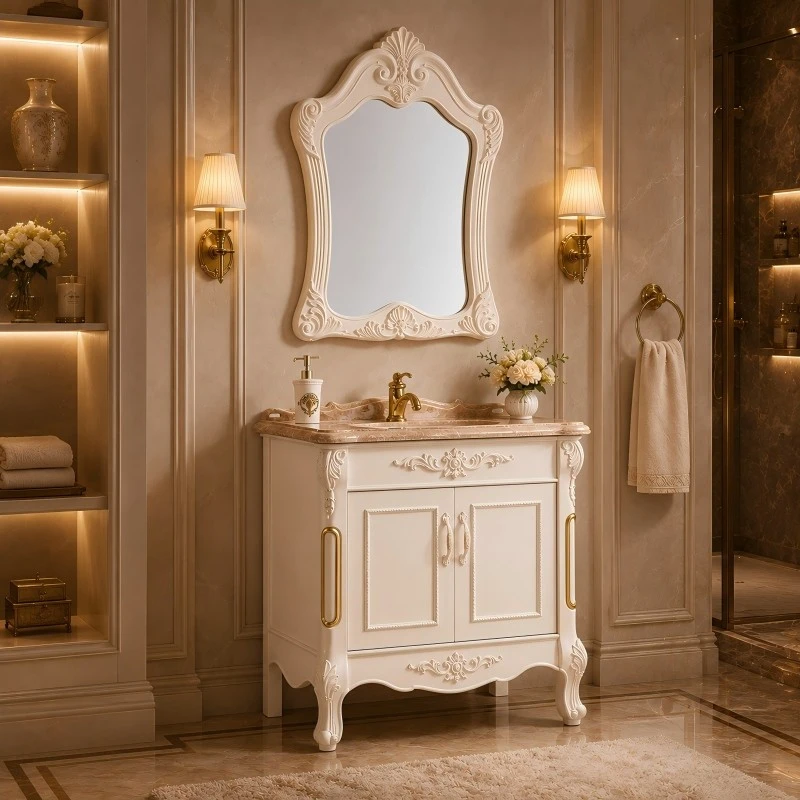 PVC Floor Bathroom Cabinet high quality