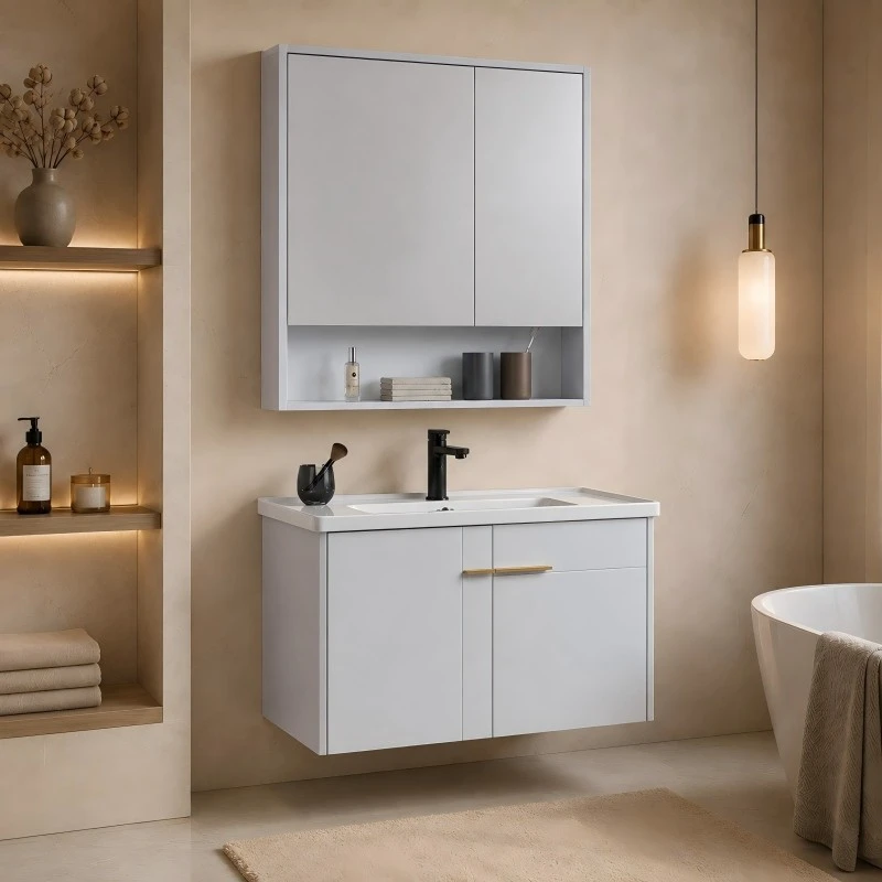 PVC Wall-Hung Bathroom Cabinet high quality