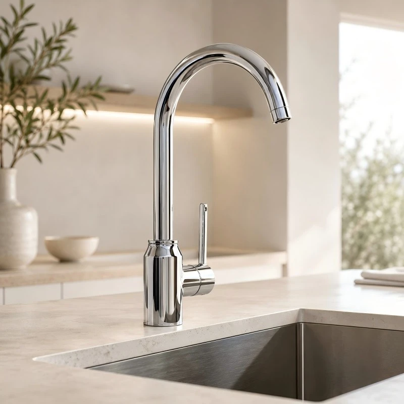 Single Handle Hot And Cold Kitchen Faucet price
