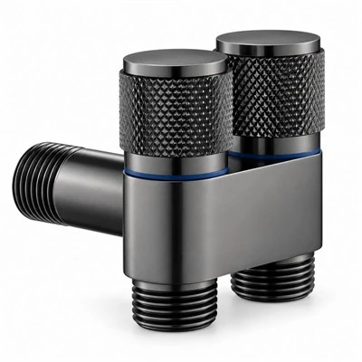 Double-control Angle Valve