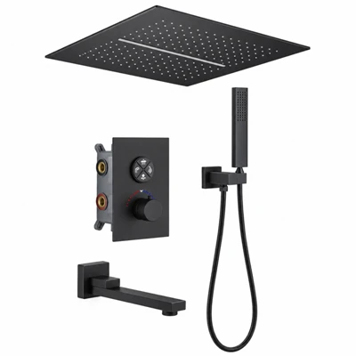 Three-function Concealed Shower