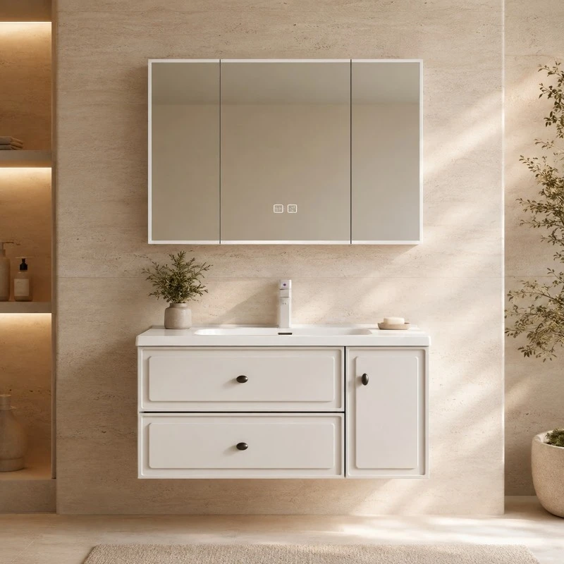 Stainless Steel Wall-Hung Bathroom Cabinet suppliers